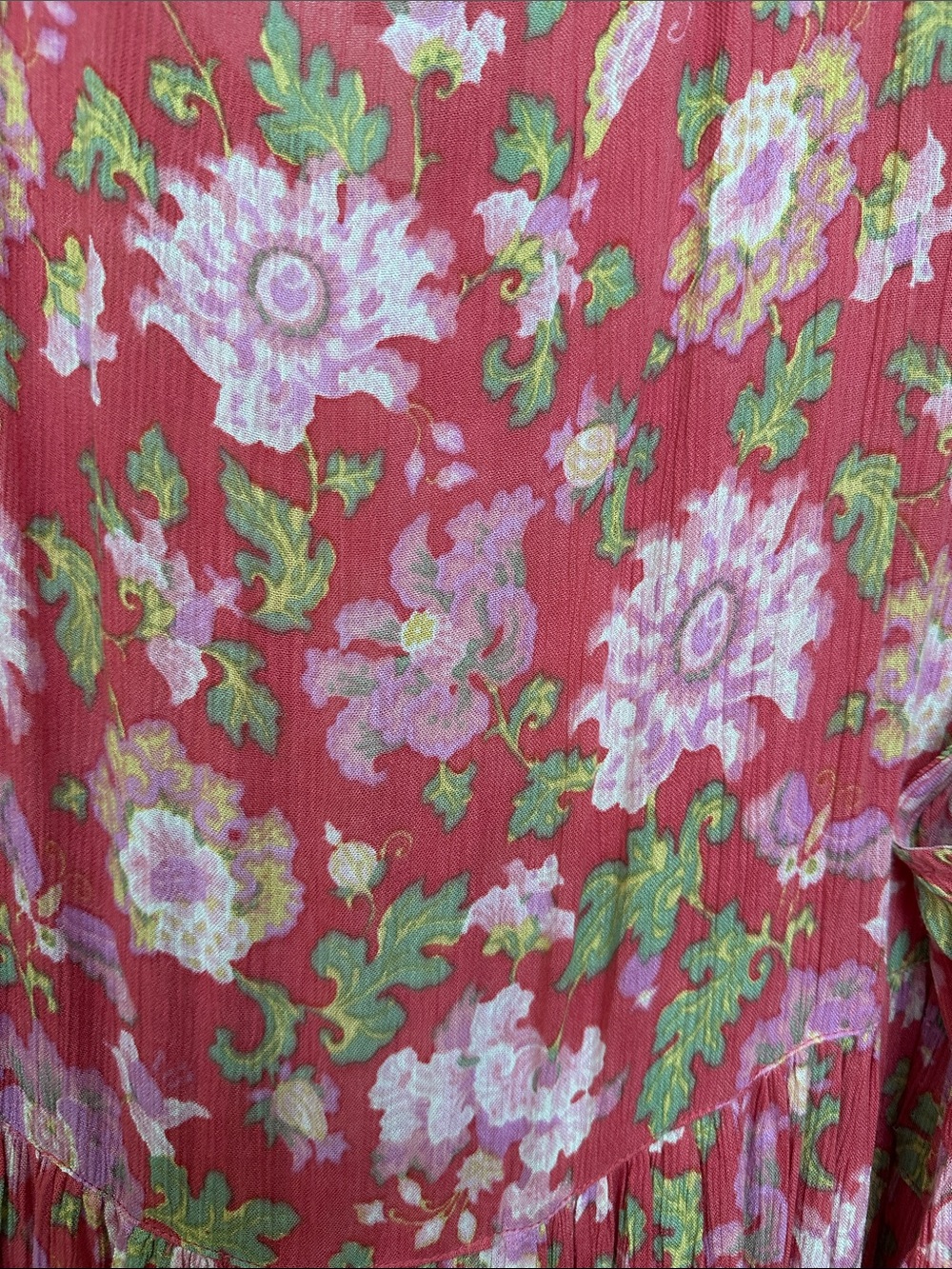 April Cornell Pink Floral Maxi Dress - Picture 3 of 6